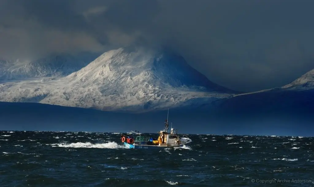 Fishing boat off Jura