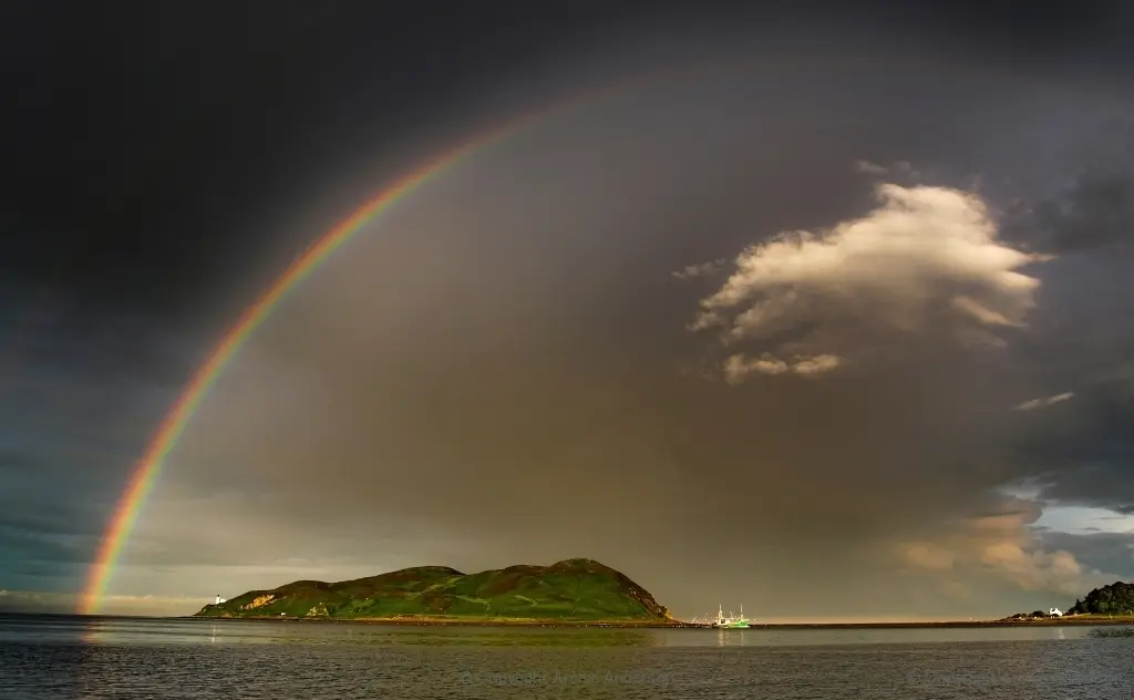 Rainbow over Davaar Island