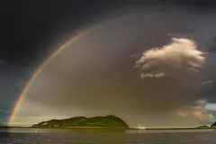 Rainbow over Davaar Island