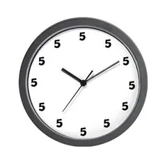 "5 o' clock somewhere" Wall Clock